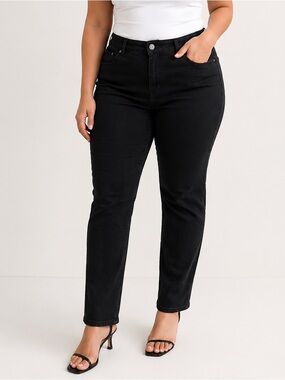 LOVE&LEGEND all over‎ stretch sculpting Curvy black jeans size 14p NWT